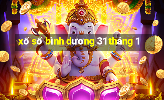 xổ số bình dương 31 tháng 1