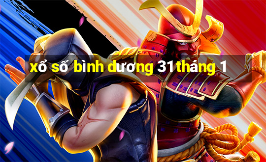 xổ số bình dương 31 tháng 1