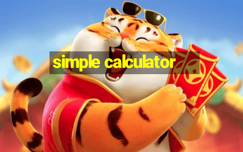 simple calculator