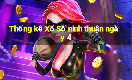 Thống kê Xổ Số ninh thuận ngày 4