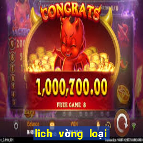 lich vòng loại world cup