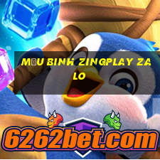 mậu binh zingplay zalo