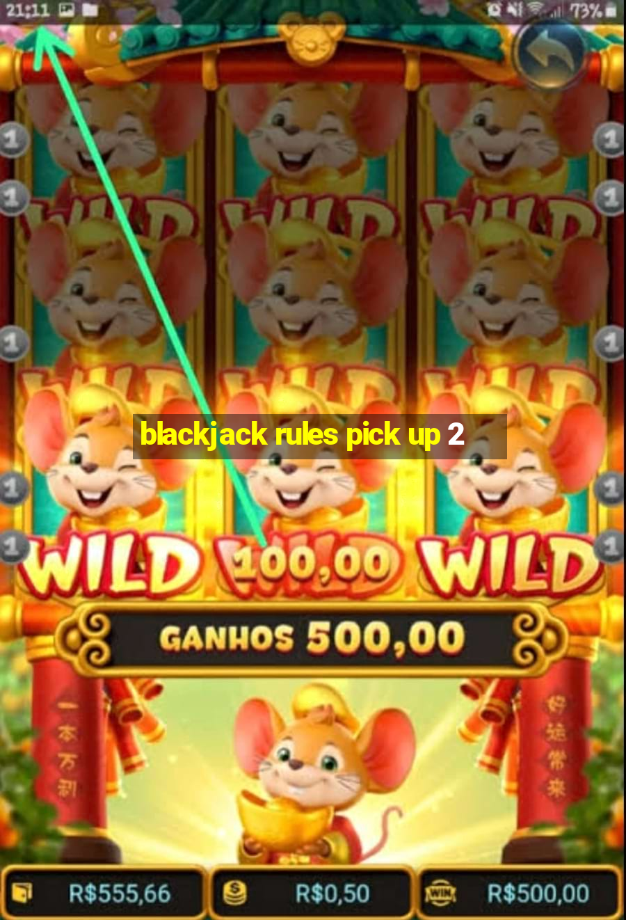 blackjack rules pick up 2