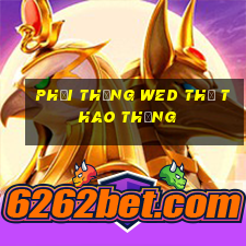 Phải thắng wed thể thao Thắng