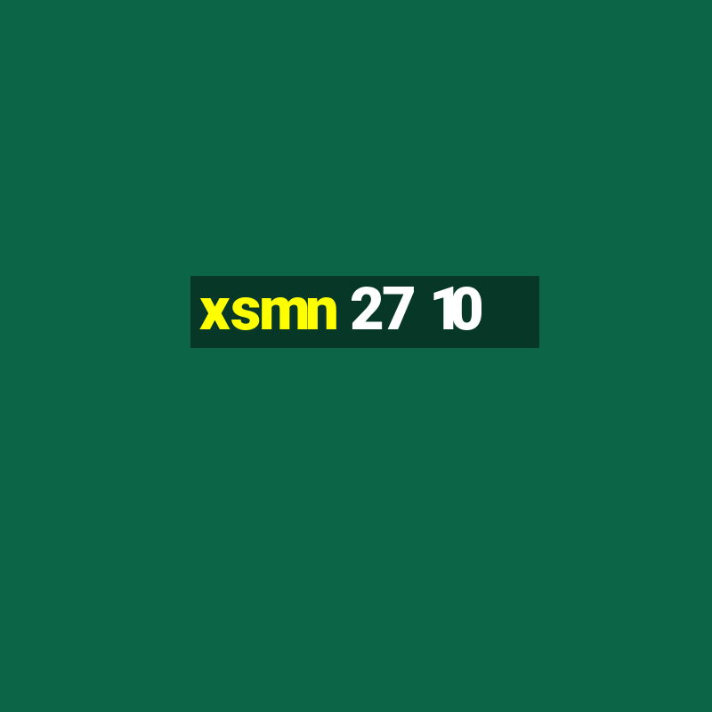 xsmn 27 10