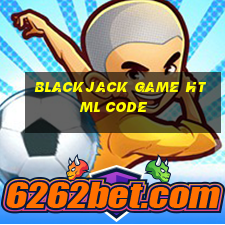 blackjack game html code