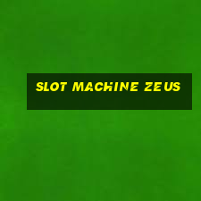 slot machine zeus