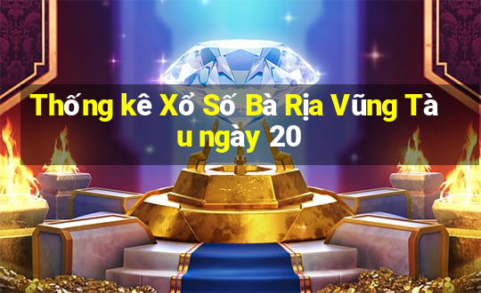 Thống kê Xổ Số Bà Rịa Vũng Tàu ngày 20