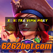 xổ số trà vinh ngày 7