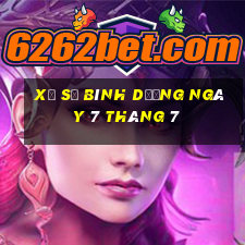 xổ số bình dương ngày 7 tháng 7