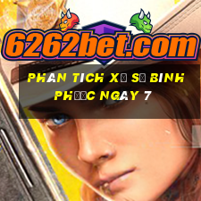 Phân tích Xổ Số Bình Phước ngày 7