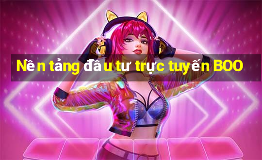 Nền tảng đầu tư trực tuyến BOO