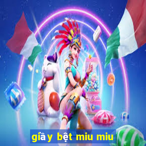 giầy bệt miu miu