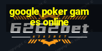 google poker games online