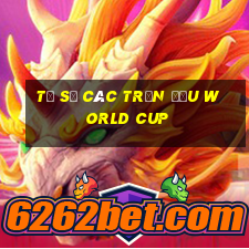 tỷ số các trận đấu world cup