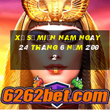 xổ số miền nam ngày 24 tháng 6 năm 2002