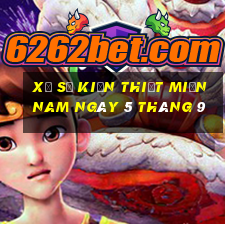 xổ số kiến thiết miền nam ngày 5 tháng 9