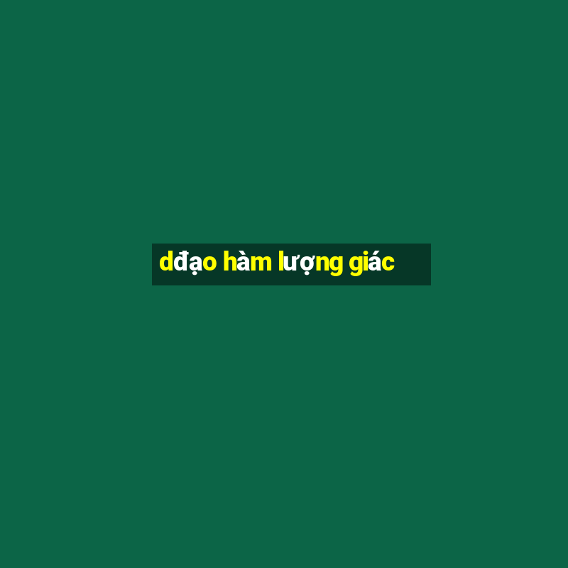 dđạo hàm lượng giác