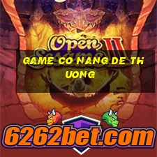 game co nang de thuong