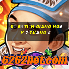 xổ số tiền giang ngày 7 tháng 4