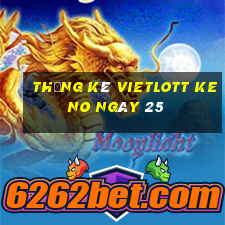 Thống kê vietlott KENO ngày 25