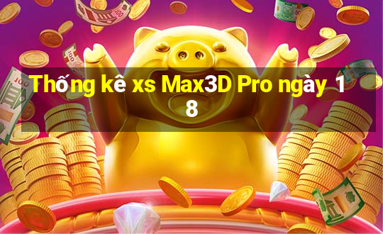 Thống kê xs Max3D Pro ngày 18