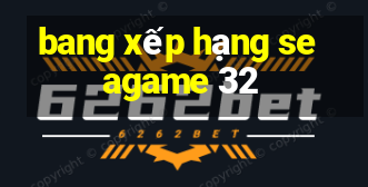 bang xếp hạng seagame 32