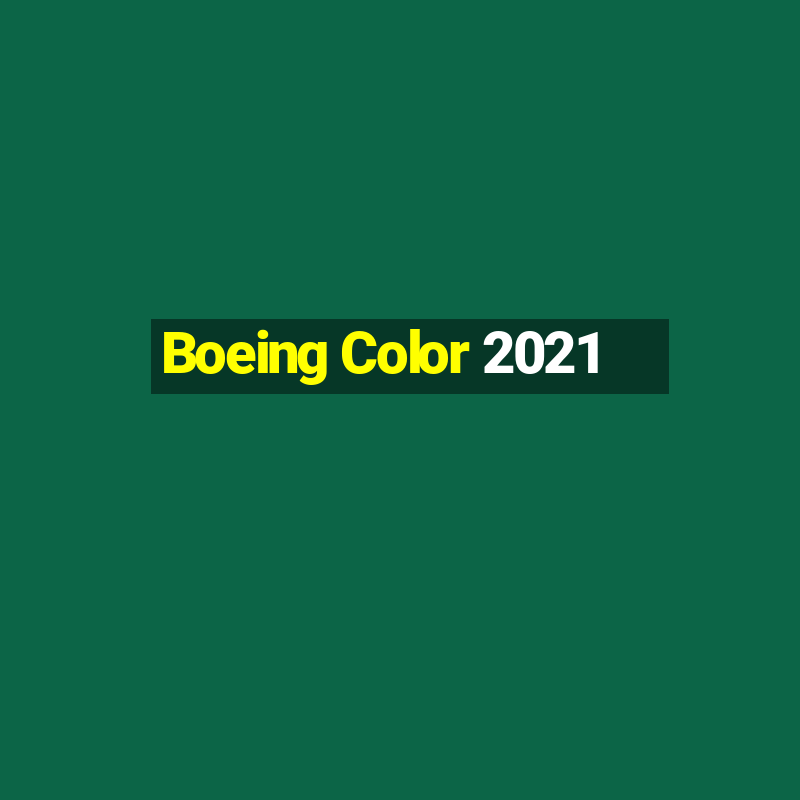 Boeing Color 2021