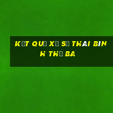 Kết quả xổ số thái bình thứ Ba