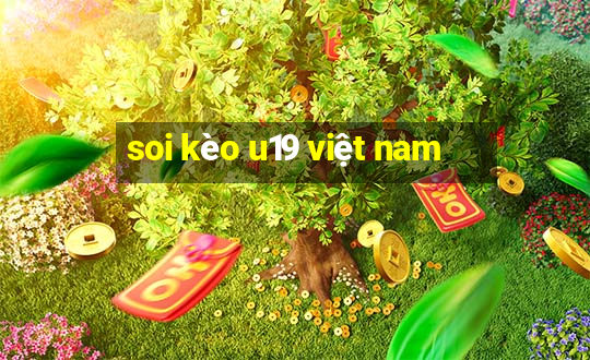 soi kèo u19 việt nam