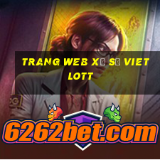 Trang web xổ số vietlott