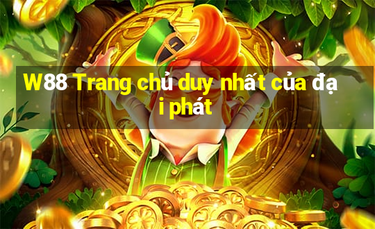 W88 Trang chủ duy nhất của đại phát