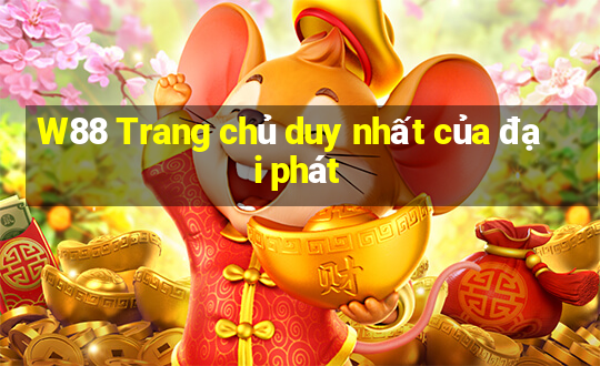 W88 Trang chủ duy nhất của đại phát