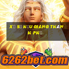 xổ số hậu giang thành phố