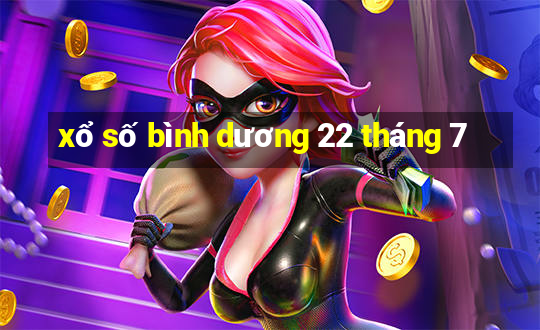 xổ số bình dương 22 tháng 7