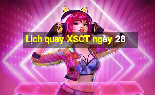 Lịch quay XSCT ngày 28