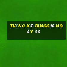 Thống kê Bingo18 ngày 30