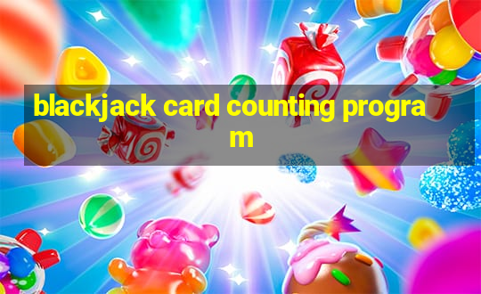 blackjack card counting program