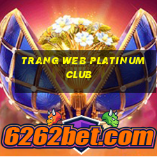 Trang web Platinum Club