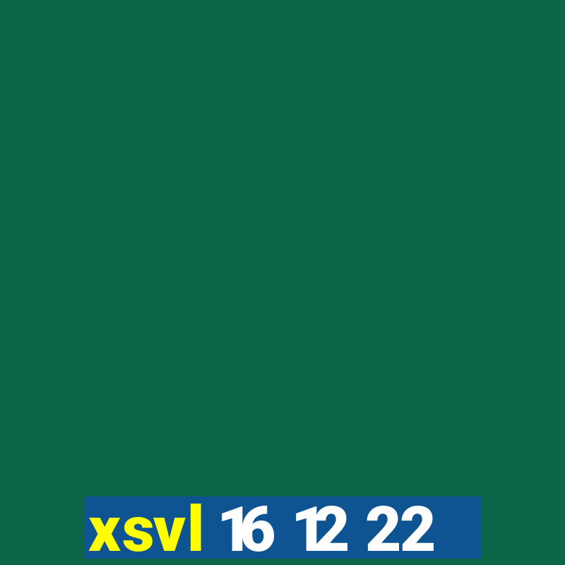 xsvl 16 12 22