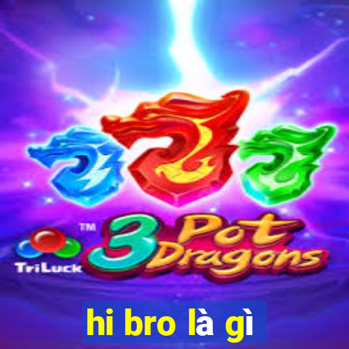 hi bro là gì