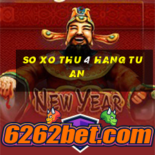 so xo thu 4 hang tuan