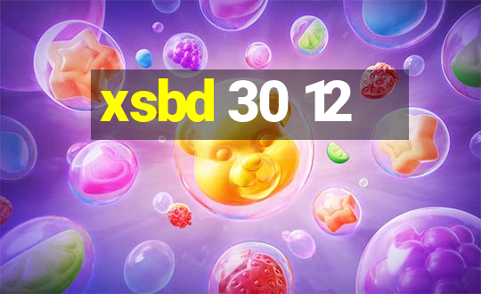 xsbd 30 12