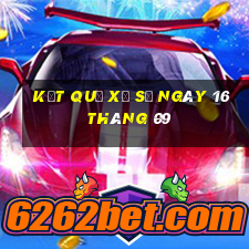 kết quả xổ số ngày 16 tháng 09