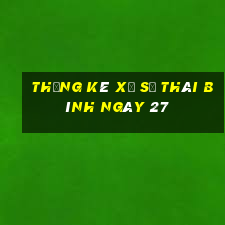 Thống kê Xổ Số thái bình ngày 27