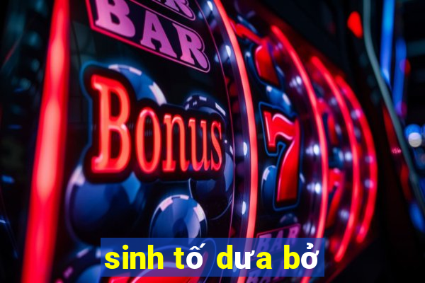 sinh tố dưa bở