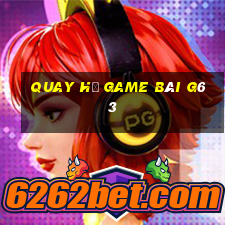 Quay Hũ Game Bài G63