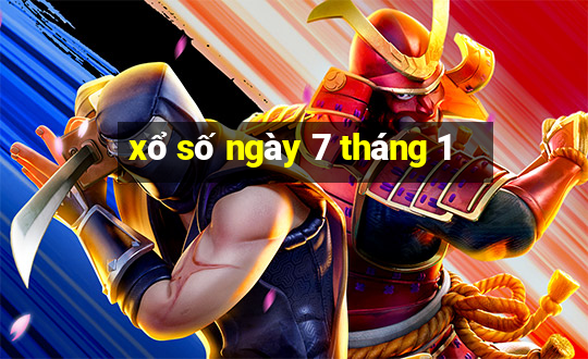 xổ số ngày 7 tháng 1