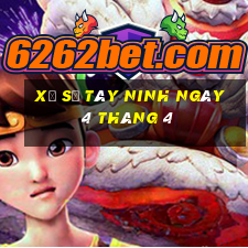 xổ số tây ninh ngày 4 tháng 4