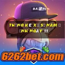 Thống kê Xổ Số nam định ngày 11